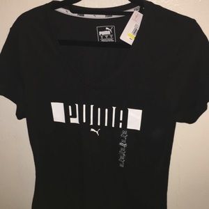 V Neck Puma T-Shirt